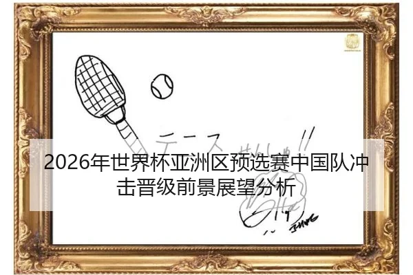 2026年世界杯亚洲区预选赛中国队冲击晋级前景展望分析